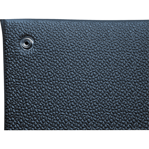 Tapis Comfort-King antistatique, 2' la x 3' lo x 3/8" &eacute;p, Rugueux, Bleu Rideout Tool & Machine Inc.