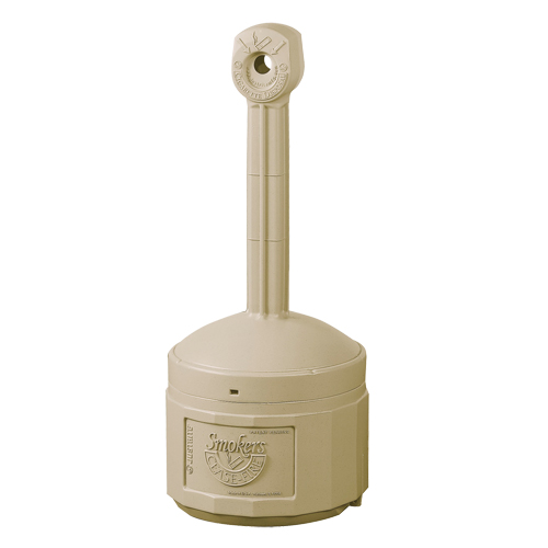 Cendriers Smoker's Cease-Fire, Sur pied, Plastique, Capacit&eacute; 4 gal. US, Hauteur 38-1/2" Rideout Tool & Machine Inc.