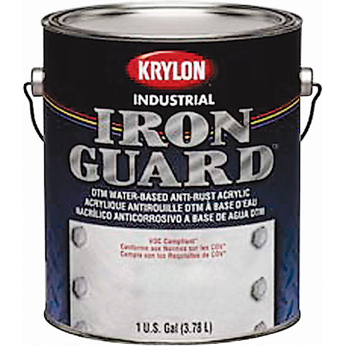 Industrial Iron Guard&reg; Water-Based Enamel, Can, Grey Rideout Tool & Machine Inc.