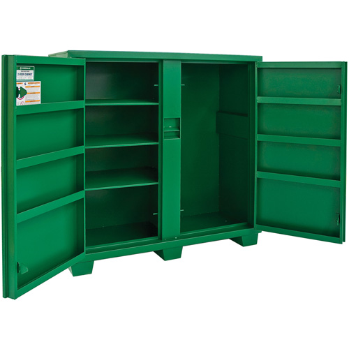 Utility Cabinet, Steel, Green Rideout Tool & Machine Inc.