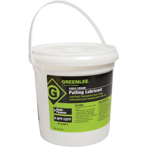 Lubrifiant en cr&egrave;me pour tirage de c&acirc;ble, Seau Rideout Tool & Machine Inc.