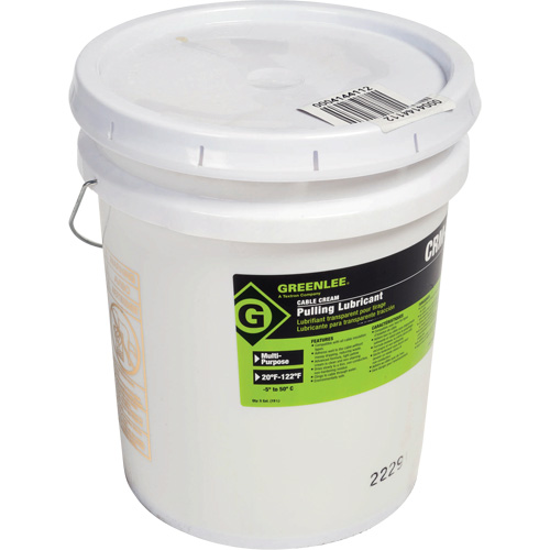 Lubrifiant en cr&egrave;me pour tirage de c&acirc;ble, Seau Rideout Tool & Machine Inc.