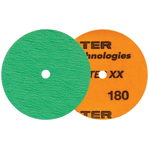 Disque de ponçage QUICK-STEP XX, dia 4-1/2", Grain 180, C&eacute;ramique Rideout Tool & Machine Inc.