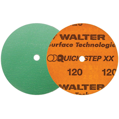 Disque de ponçage QUICK-STEP XX, dia 5", Grain 120, C&eacute;ramique Rideout Tool & Machine Inc.