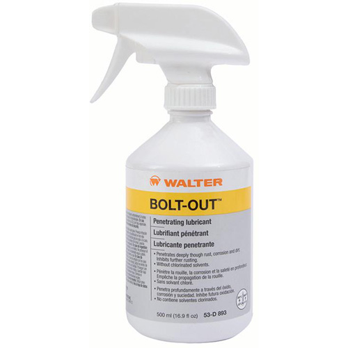 Refillable Trigger Sprayer for BOLT-OUT, Round, 500 ml, Plastic Rideout Tool & Machine Inc.