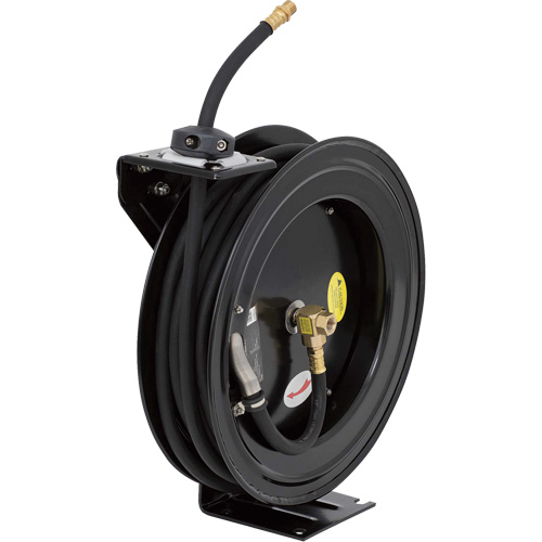 I3850AS Retractable Air Hose Reel, 50', Steel Rideout Tool & Machine Inc.