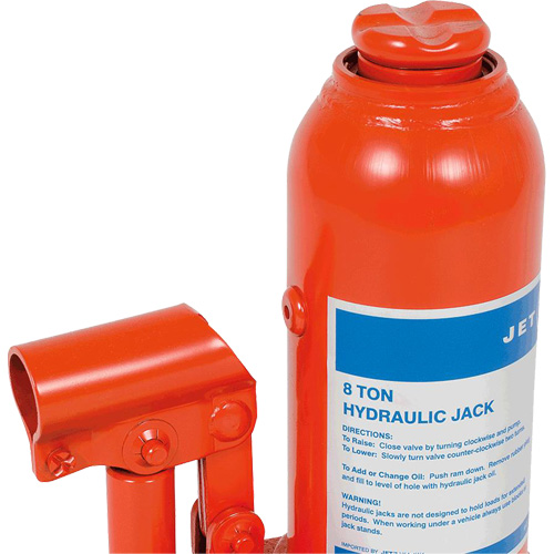 JHJ-8 Super Heavy-Duty Bottle Jack, 8 Ton(s), 15-3/8" Raised Height Rideout Tool & Machine Inc.