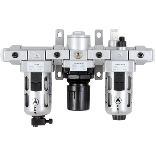 AFRLMI38 3-Piece Intermediate Air Filter, Regulator & Lubricator, 3/8" NPT Rideout Tool & Machine Inc.