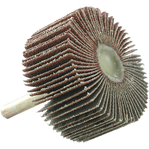 Mounted Flapwheel, 60 Grit, 2" x 1" x 1/4" Rideout Tool & Machine Inc.