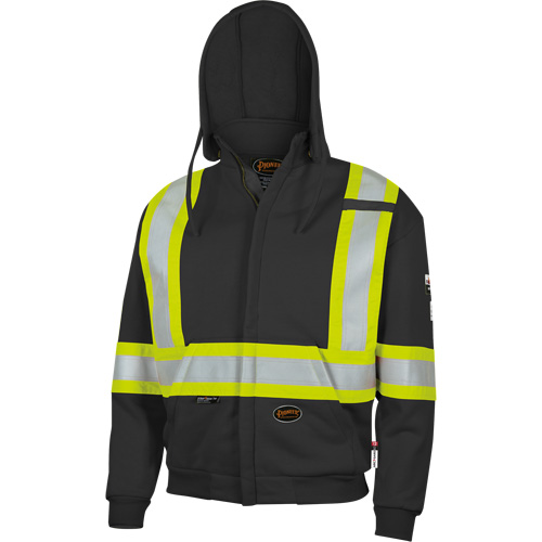 337SF Capuche &agrave; fermeture &eacute;clair ignifug&eacute;e, Hommes, Petit, Noir, 22 cal/cm² Rideout Tool & Machine Inc.