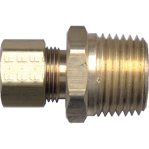 Male Pipe Connector, 3/16" x 1/8" Dia, Brass Rideout Tool & Machine Inc.