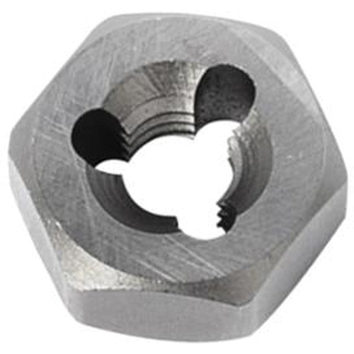 Fili&egrave;re de refiletage hexagonale pour boulon, dia. 19/32", Filet de 1/4"-28, Acier au chrome Rideout Tool & Machine Inc.