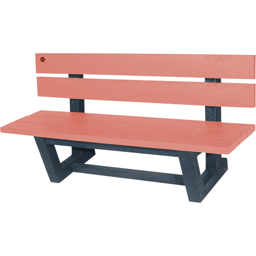 Bancs de parc d'ext&eacute;rieur, Plastique recycl&eacute;, 72" lo x 23-3/16" la x 29-13/16" h, S&eacute;quoia Rideout Tool & Machine Inc.