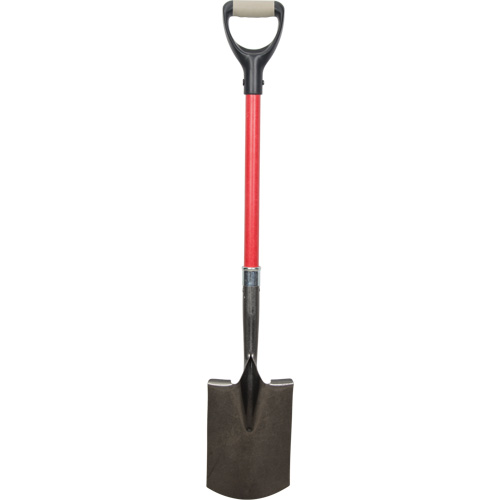 Heavy-Duty Shovels, Fibreglass, Carbon Steel Blade, D-Grip Handle, 30-1/2" Long Rideout Tool & Machine Inc.