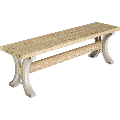 Banc/Table &agrave; pique-nique Basics, Plastique, 96" lo x 15" la x 17" h, Sable Rideout Tool & Machine Inc.