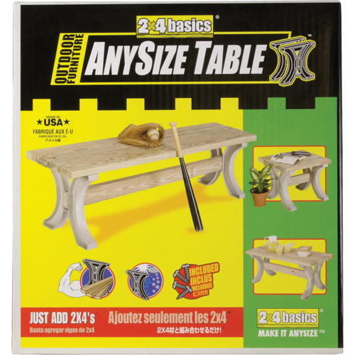 Banc/Table &agrave; pique-nique Basics, Plastique, 96" lo x 15" la x 17" h, Sable Rideout Tool & Machine Inc.