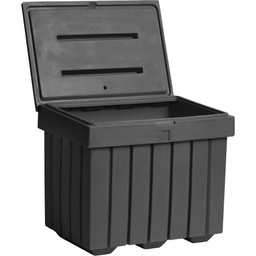 Economy Salt Sand Storage Container, 32" x 23" x 27-1/2", 10 cu. Ft., Grey Rideout Tool & Machine Inc.