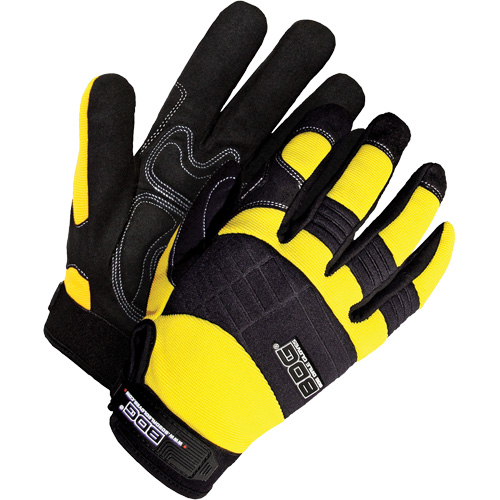 Heavy-Duty Performance Gloves with Padded Palms, Synthetic Palm, Size X-Large Rideout Tool & Machine Inc.