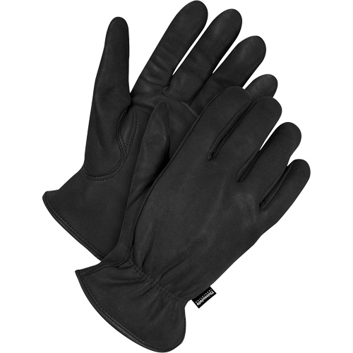 Gants de conducteur doubl&eacute;s classiques, Grand, Paume en Cuir fleur de daim, Thinsulate Rideout Tool & Machine Inc.