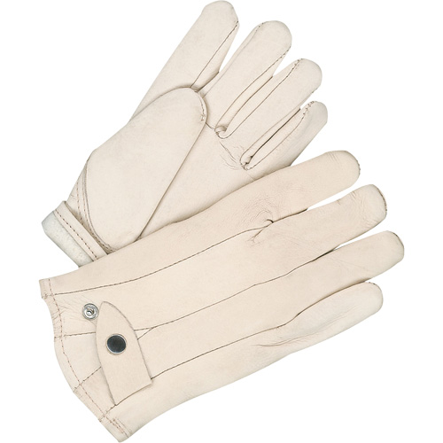 Gants classiques de cordeur, 10, Paume Cuir fleur de vache, Doubleure Molleton Rideout Tool & Machine Inc.