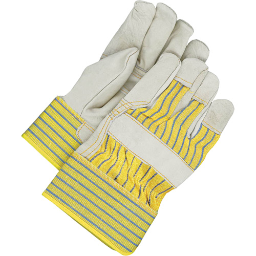 Fitters Gloves with Patch Palm, One Size, Grain Cowhide Palm, Fleece Inner Lining Rideout Tool & Machine Inc.