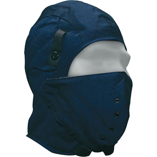 Classic Hardhat Liner with Face Mask, Fleece/Cotton Lining, One Size Rideout Tool & Machine Inc.
