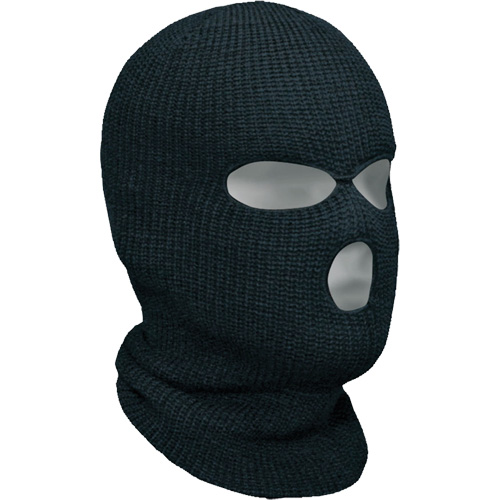 Classic 3-Hole Balaclava, Acrylic, Black Rideout Tool & Machine Inc.