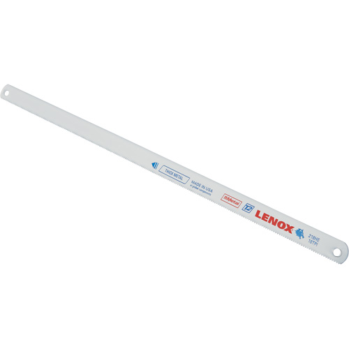 Hacksaw Blades, Bi-Metal, 12" L, 18 TPI Rideout Tool & Machine Inc.
