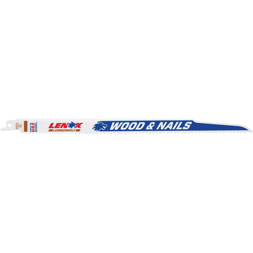 Lame de scie alternative, Bim&eacute;tal, 6 Dents par pouce, 12" lo x 3/4" la Rideout Tool & Machine Inc.