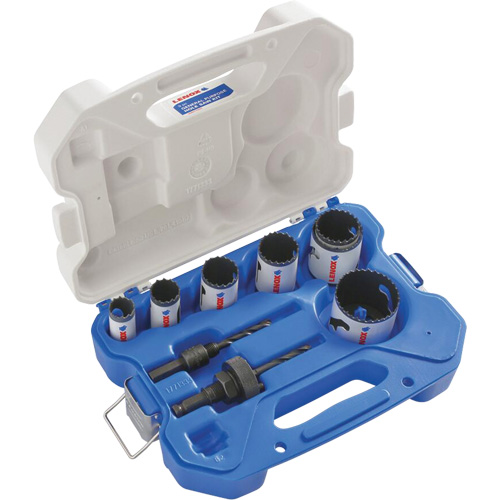 Contractor's Speed Slot&reg; Hole Saw Kit, 9 Pieces Rideout Tool & Machine Inc.
