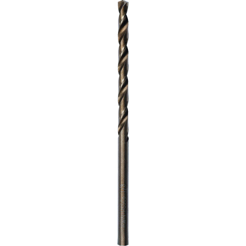 Heavy-Duty Jobber Drill Bit, High Speed Cobalt, 1/8", 2-3/4" L, 1-5/8" Flute, 135° Point Angle Rideout Tool & Machine Inc.