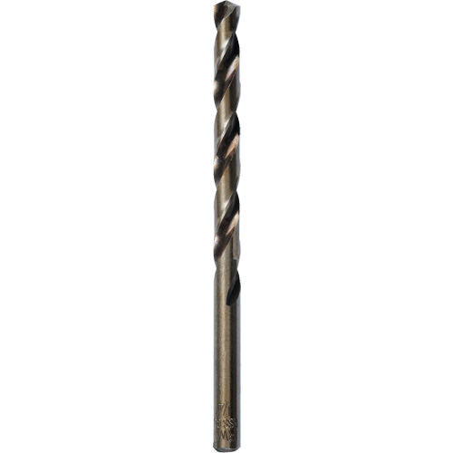 Heavy-Duty Jobber Drill Bit, High Speed Cobalt, 1/4", 4" L, 3" Flute, 135° Point Angle Rideout Tool & Machine Inc.