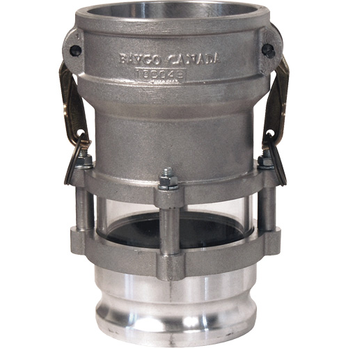Coupleur &agrave; cannelure et came de conduite avec voyant x adaptateur Rideout Tool & Machine Inc.