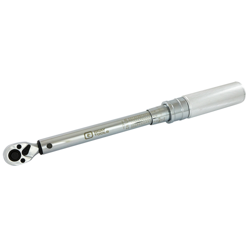 Cl&eacute; dynamom&eacute;trique &agrave; microm&egrave;tre, &agrave; cliquer, Entraînement 3/8" carr&eacute;, 30 - 250 lb-po Rideout Tool & Machine Inc.