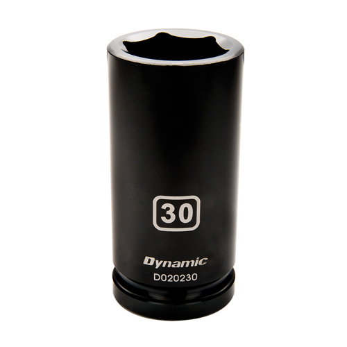 Metric Socket, Impact, 33 mm, 3/4" Drive, 6 Points, Deep Rideout Tool & Machine Inc.