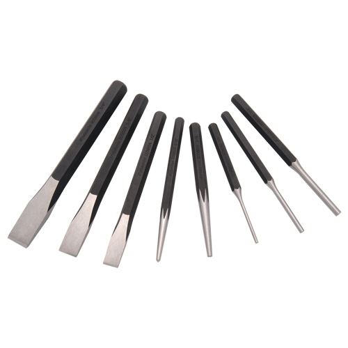 Punch and Chisel Set, 8 Pieces Rideout Tool & Machine Inc.