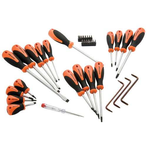 Screwdriver Set, 36 Pcs. Rideout Tool & Machine Inc.