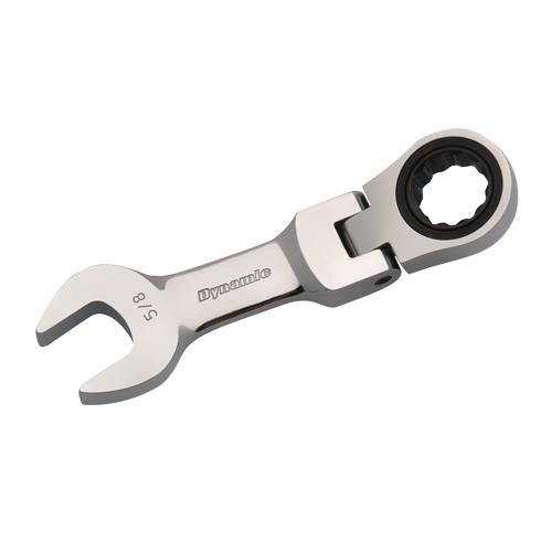 SAE Stubby Flex-Head Ratcheting Wrench Rideout Tool & Machine Inc.