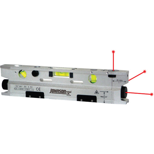 Niveau torpille &agrave; laser aimant&eacute; Rideout Tool & Machine Inc.
