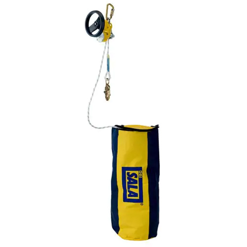 Appareil de descente et de sauvetage R550 DBI-SALA Rollgliss, 100' lo, cordage Corde d'alpinisme Rideout Tool & Machine Inc.