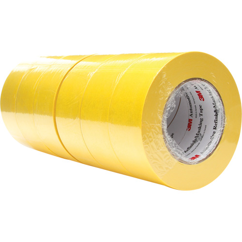 Automotive Refinish Masking Tape 388N, 48 mm (2") x 55 m (180'), Yellow Rideout Tool & Machine Inc.