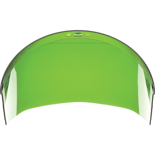 Faceshield Window, Polycarbonate, Green Tint Rideout Tool & Machine Inc.