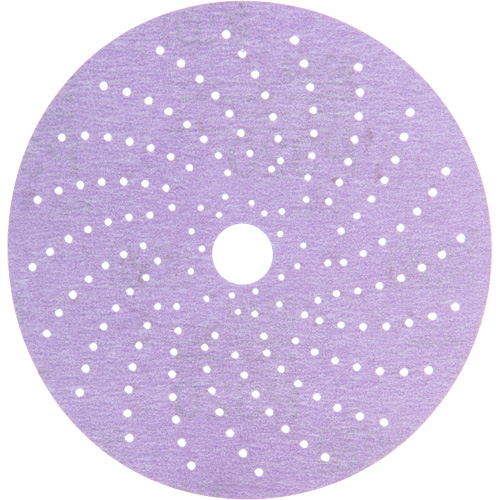 Disque de ponçage net mauve Hookit, 6" dia., Grain 320+, Oxyde d'aluminium Rideout Tool & Machine Inc.