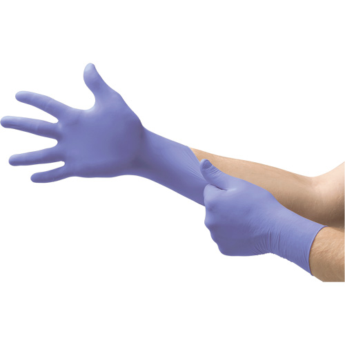 Gants d'examen SE SU-690 Supreno, Grand, Nitrile, 7,1 mils, Sans poudre, Mauve, Classe 2 Rideout Tool & Machine Inc.
