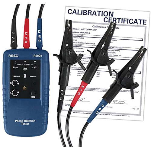 Phase and Motor Rotation Tester with ISO Certificate Rideout Tool & Machine Inc.
