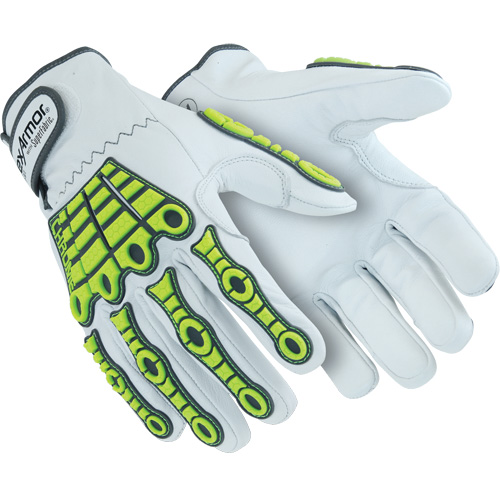 Gants r&eacute;sistant &agrave; la coupe Chrome Series 4080, 8/Moyen, Paume en Ch&egrave;vre, Poignet Boucle et crochet Rideout Tool & Machine Inc.