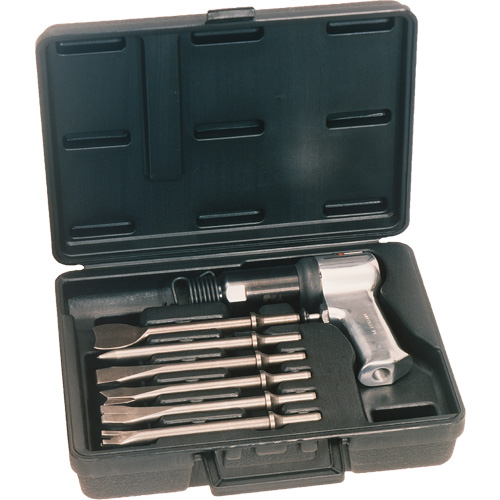 Ensemble de marteau pneumatique de s&eacute;rie lourde, 3 pi³/min, 1/4" NPT, 3000 coups/min, 3/4" x 2-9/32" (19,05 mm x 57,94 mm) Rideout Tool & Machine Inc.
