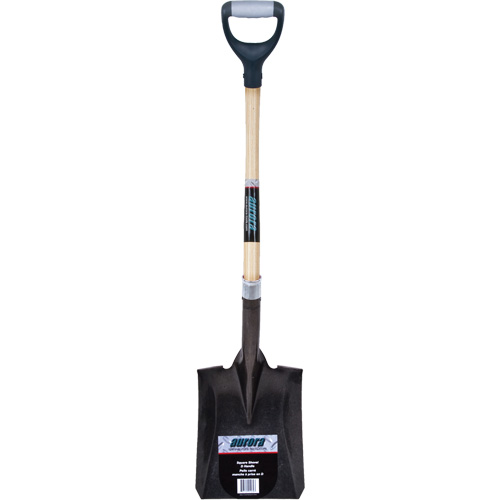 Pelle carr&eacute;e robuste, Bois dur, Lame Acier au carbone, Manche en Prise en D, Longueur 30" Rideout Tool & Machine Inc.