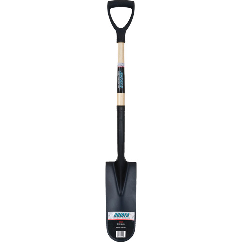 Heavy-Duty Drain Spade, Carbon Steel, 16" x 6" Blade, 29" L, D-Grip Handle Rideout Tool & Machine Inc.