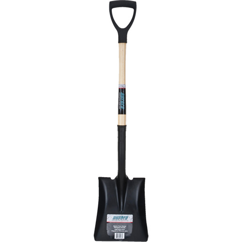 Square Point Shovel, Hardwood, Tempered Steel Blade, D-Grip Handle, 29" Long Rideout Tool & Machine Inc.